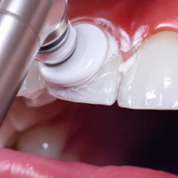 Polishing whitening step